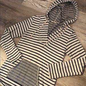 LA Made navy & white hoodie